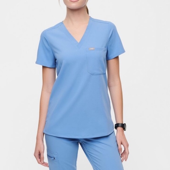 FIGS Catarina scrub top ceil blue - Picture 1 of 4